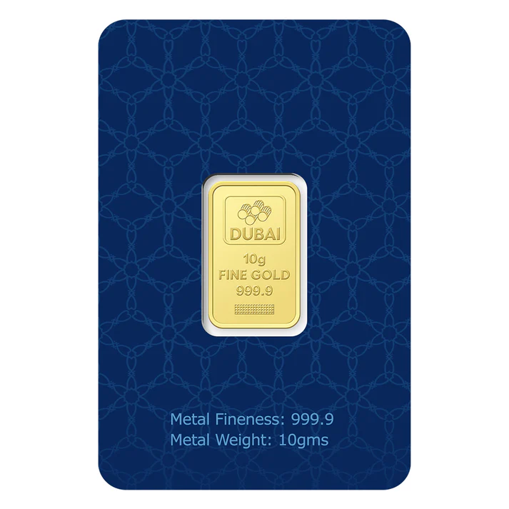 10 GM PURE GOLD BAR 999.9